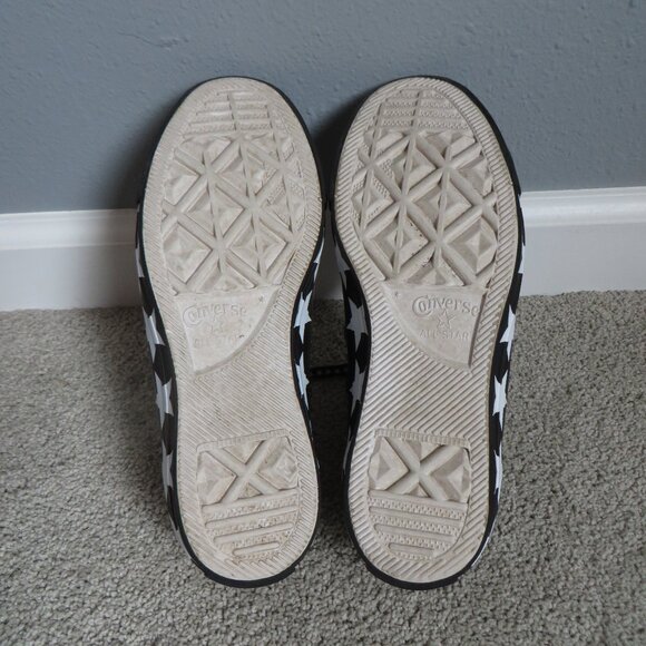 Converse&mickey mouse limited edition women/girl's black leather shoes size 5.5 - Picture 12 of 12